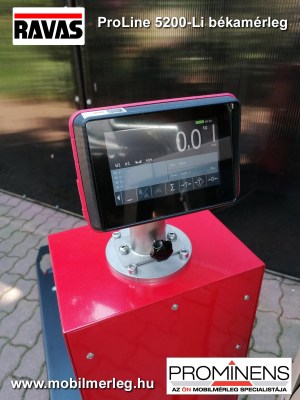 RAVAS ProLine 5200-Li - mérleges raklapemelő, békamérleg, mérleges béka